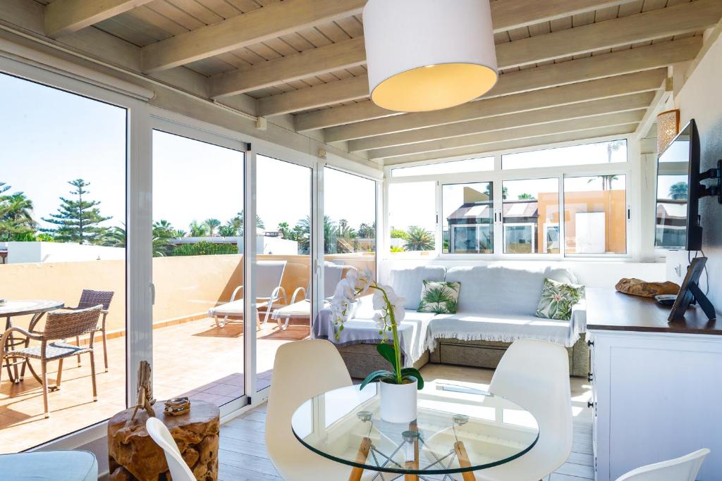A balcony or terrace at Attico Estrella
