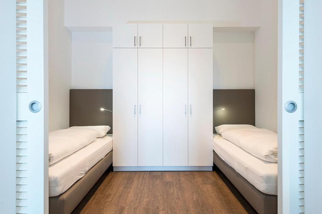 Postel nebo postele na pokoji v ubytování Apartmentvilla Anna See Apartmentvilla Anna See 3-12