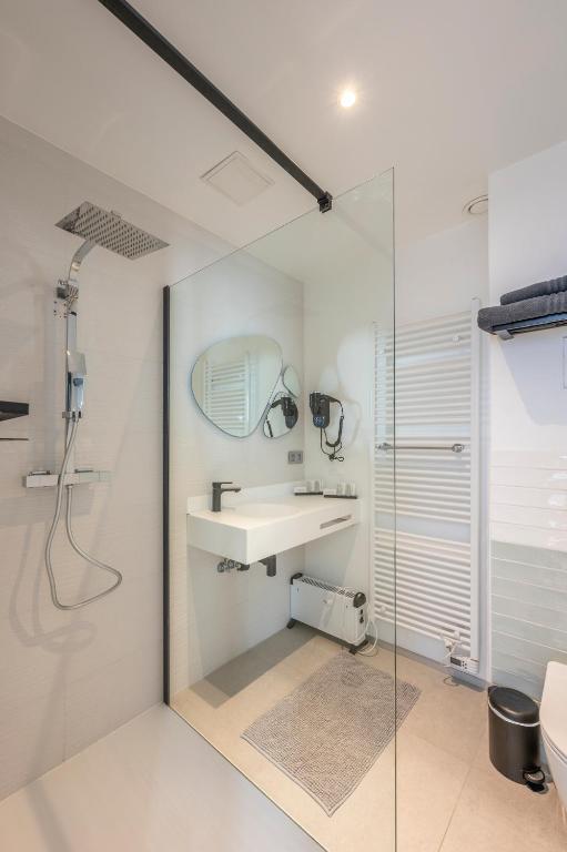 Koupelna v ubytování Hotel Fi'Lin