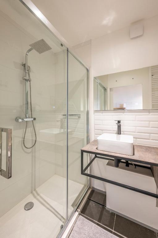 Koupelna v ubytování Hotel Fi'Lin