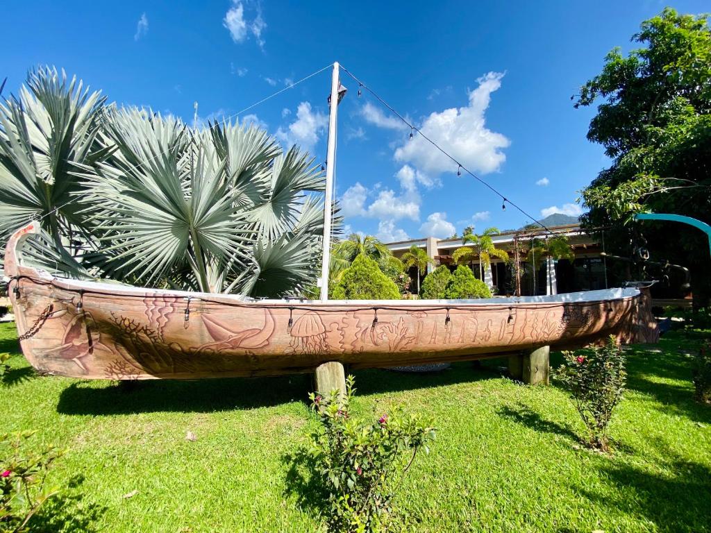 Zahrada ubytování Paraiso Rainforest and Beach Hotel