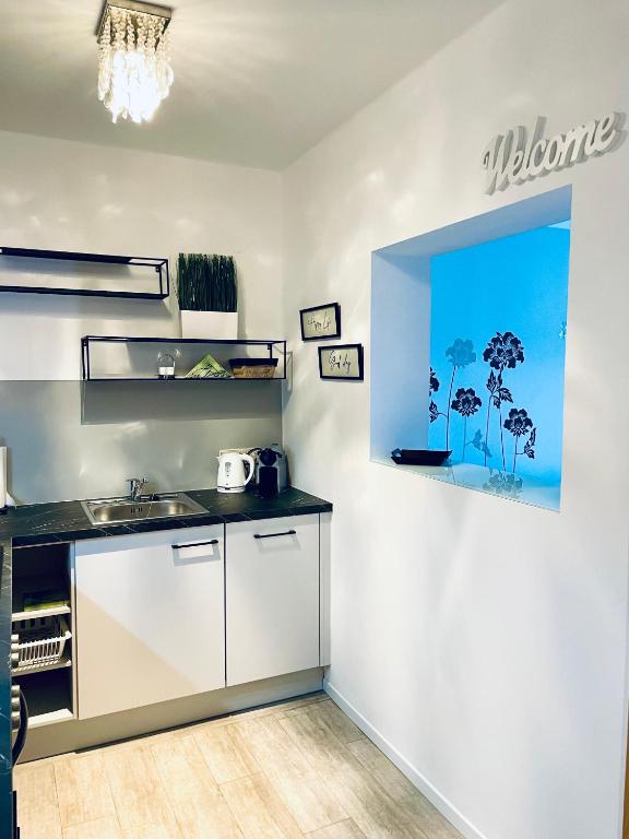 Kuchyňa alebo kuchynka v ubytovaní HappyLivingApartments
