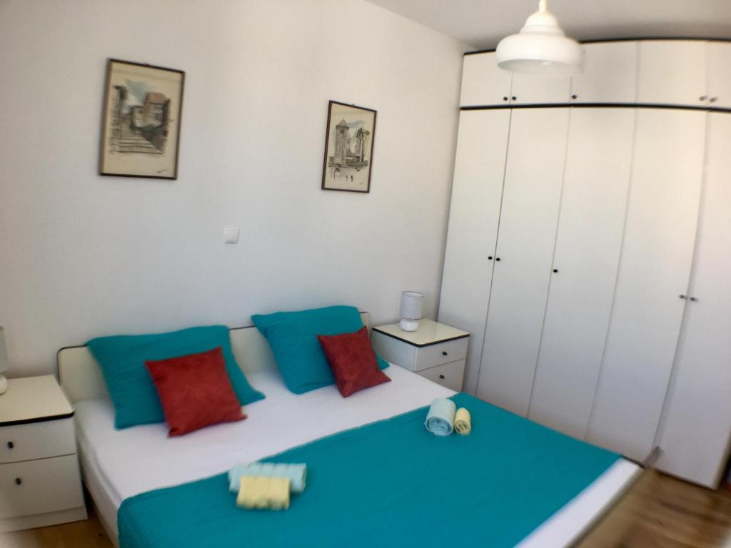 Posteľ alebo postele v izbe v ubytovaní Apartment Popeye