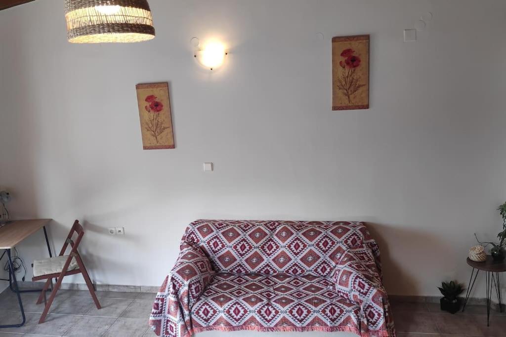 Posezení v ubytování Stefanis traditional house - Kampos