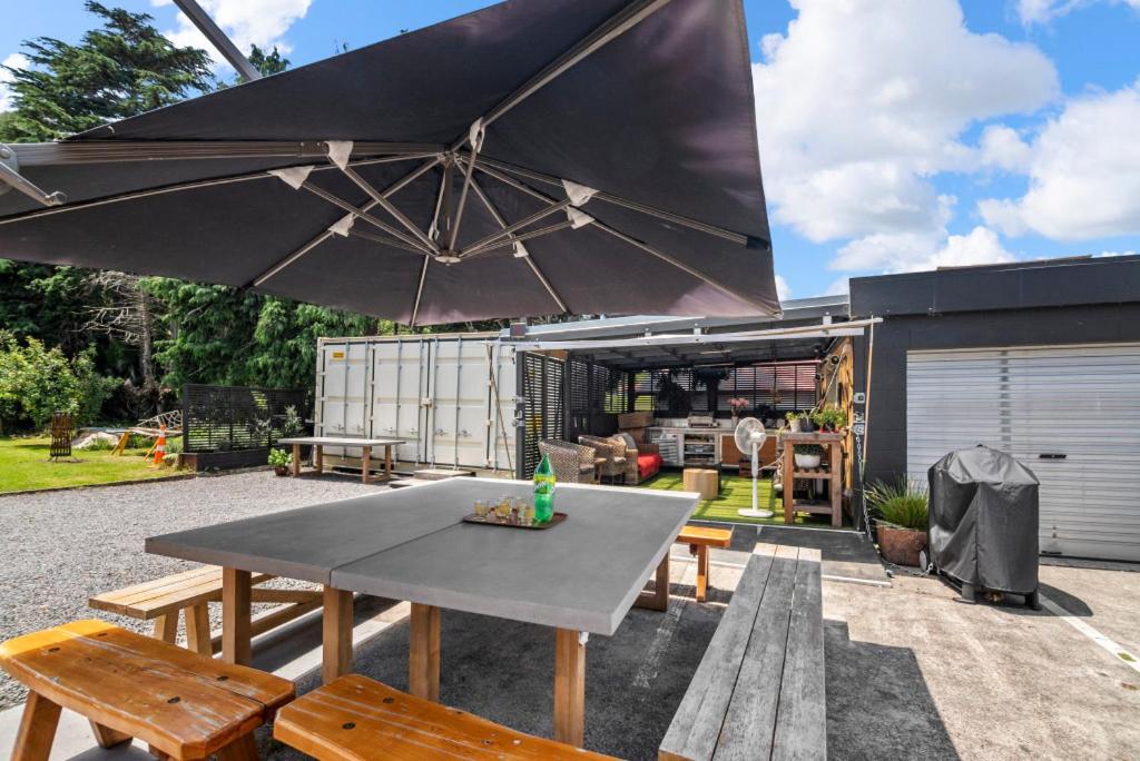 Patio nebo venkovní prostory v ubytování Te Aroha Motel