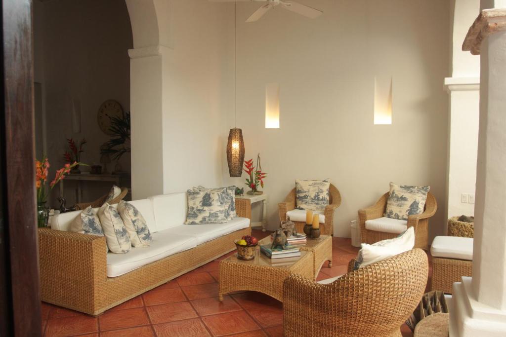 Posezení v ubytování Hotel Casa Quero
