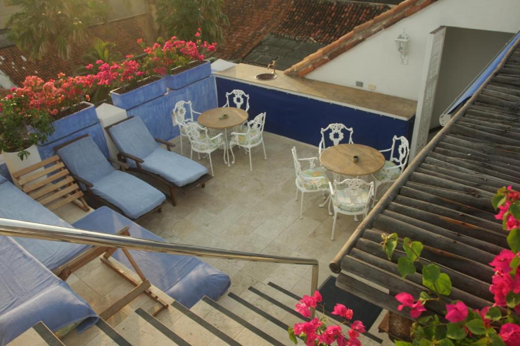Balkón nebo terasa v ubytování Hotel Casa Quero