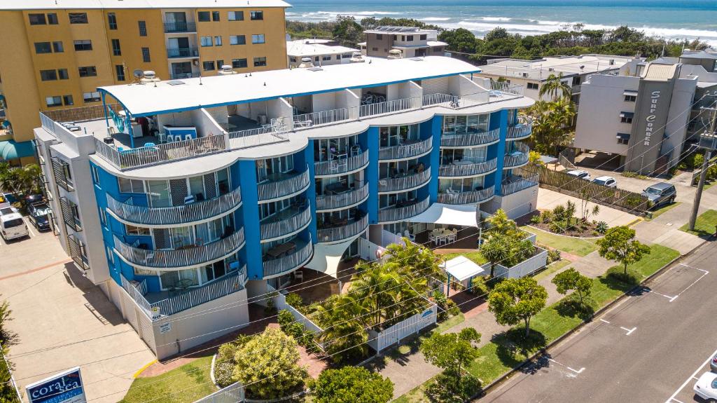 A bird's-eye view of Coral Sea Apartments