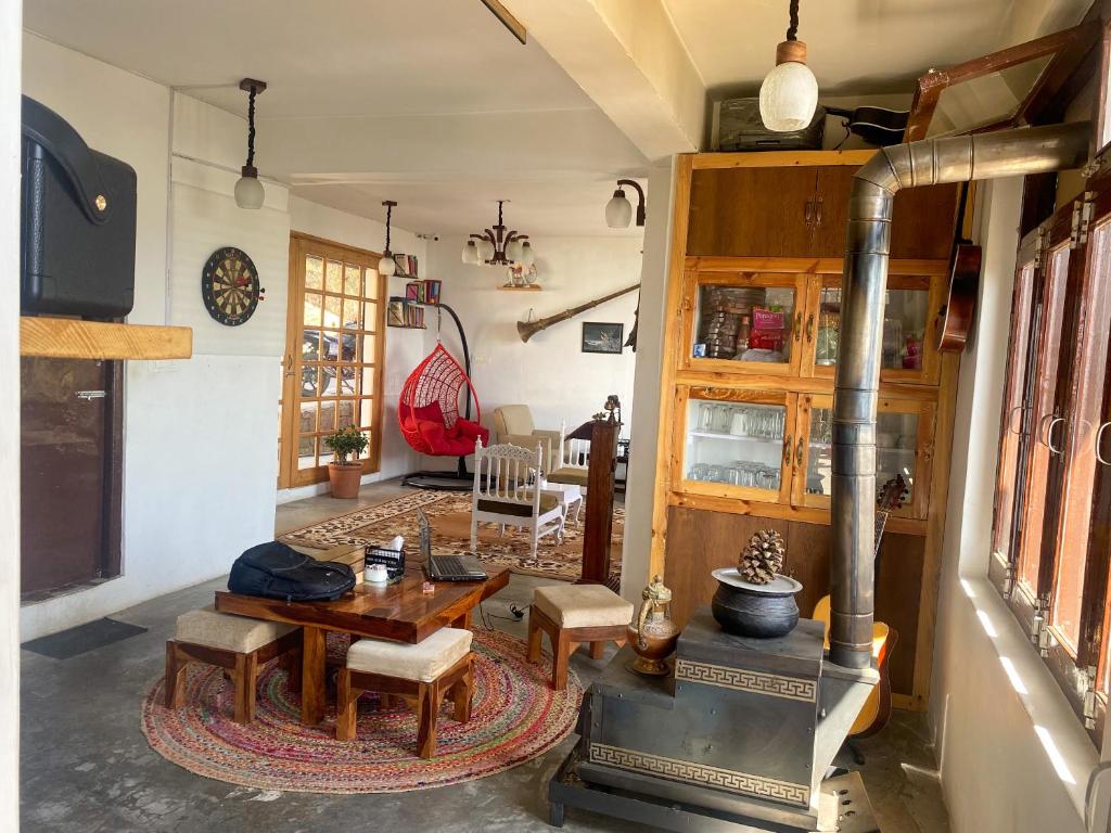 Posezení v ubytování Redeem Cafe & Homestay