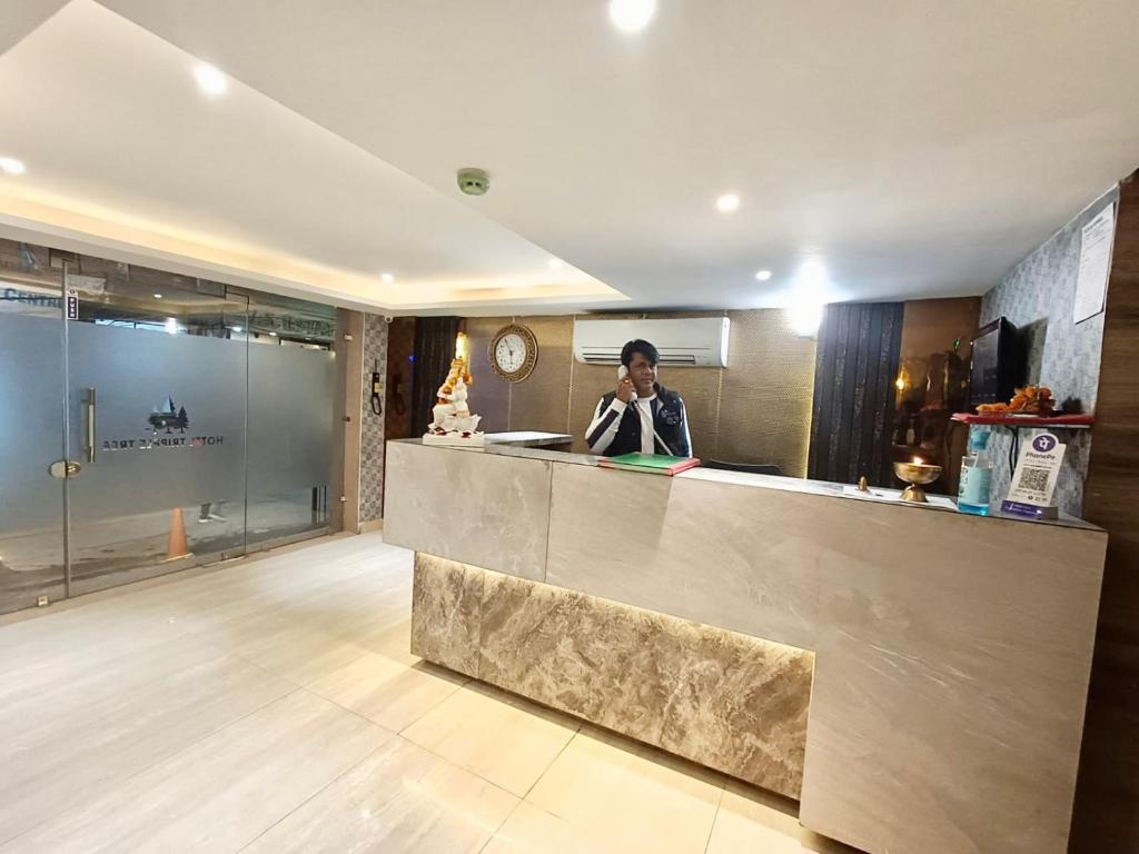 Vstupní hala nebo recepce v ubytování Hotel Tripple Tree - Karol Bagh