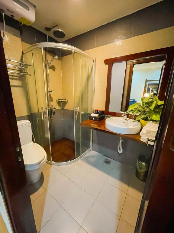 Koupelna v ubytování Sapa Elite Hotel