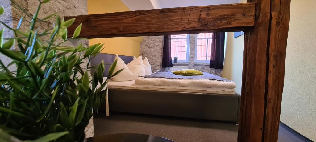 Letto o letti in una camera di Harz Hostel