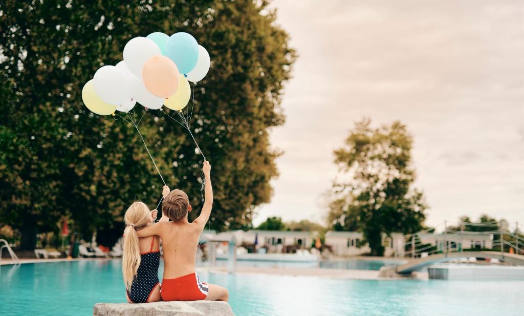 Bazén v ubytování Hotel Terme - Terme Čatež nebo v jeho okolí