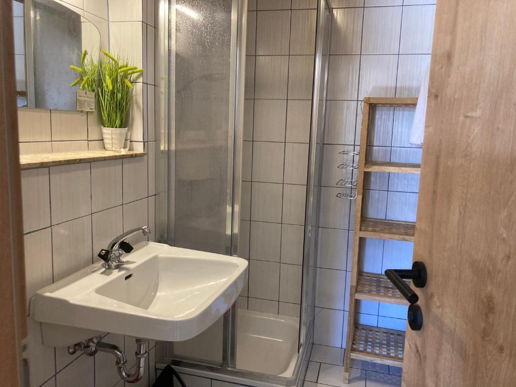 Koupelna v ubytování Ferienhaus Schnitzhof