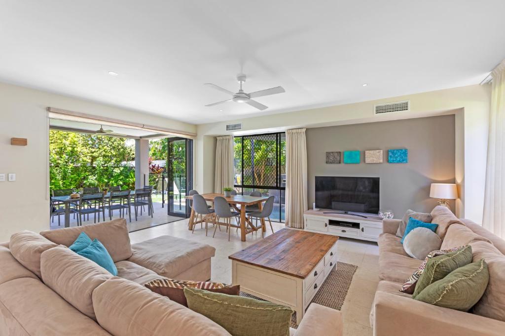 Posezení v ubytování Noosa Village River Resort