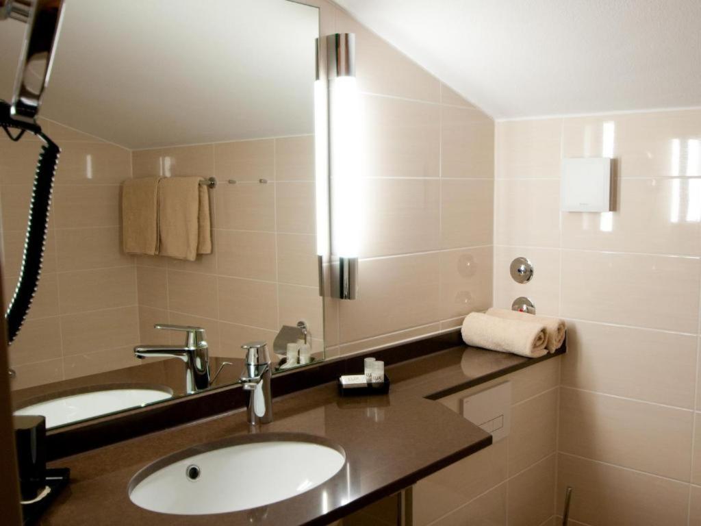 Koupelna v ubytování Hotel-Gasthof Sperrer