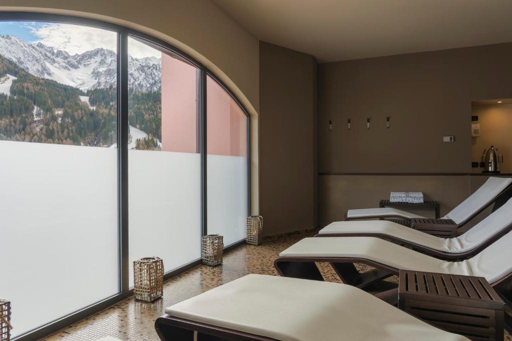 Widok na góry z tego hotelu