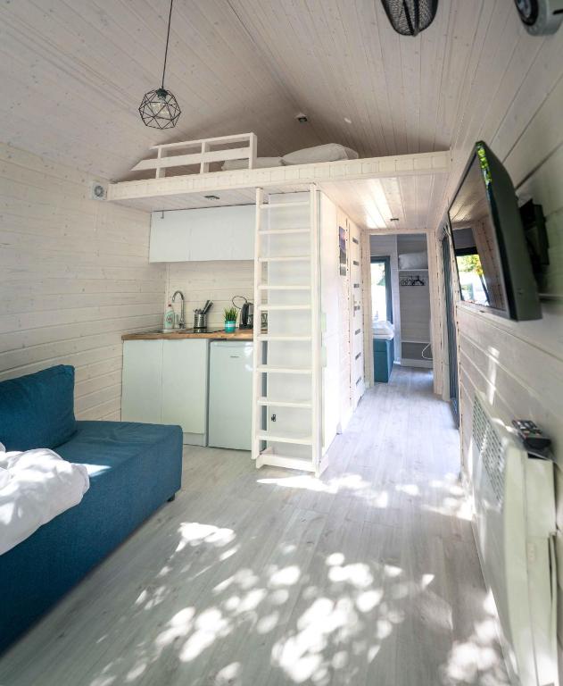 Köök või kööginurk majutusasutuses Pod Cyprysami - surf & family resort