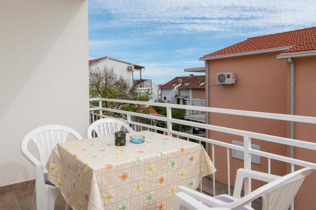 Balkón alebo terasa v ubytovaní Apartments Darjan