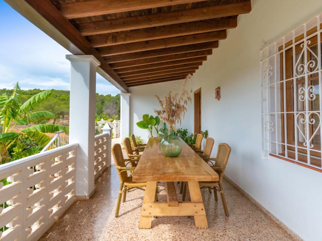 Balkón nebo terasa v ubytování Holiday Home Can Pep Jaume by Interhome