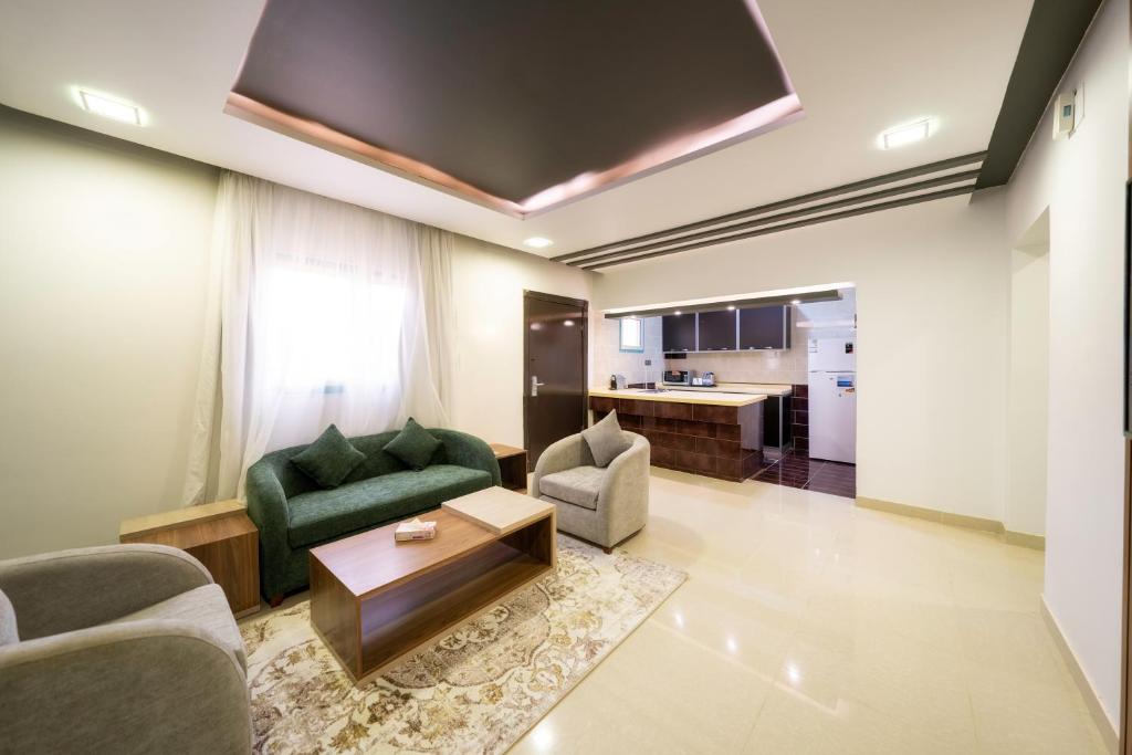 Kuchyň nebo kuchyňský kout v ubytování Mirada Gold Jizan - Resort & Private Pools