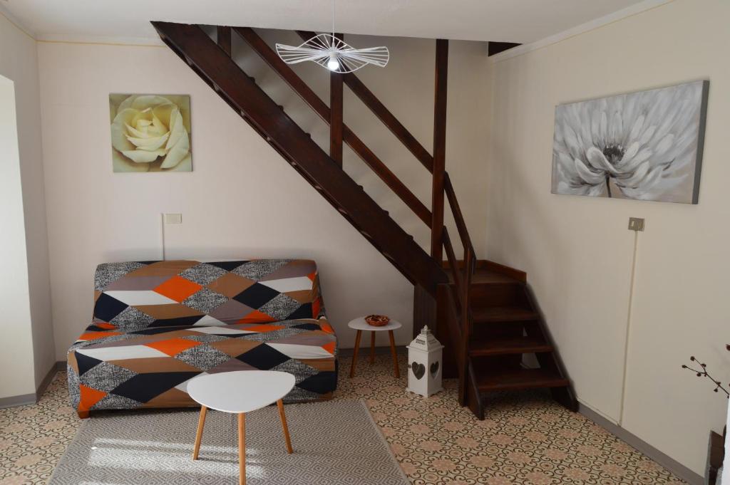 A seating area at Casa della Rosina