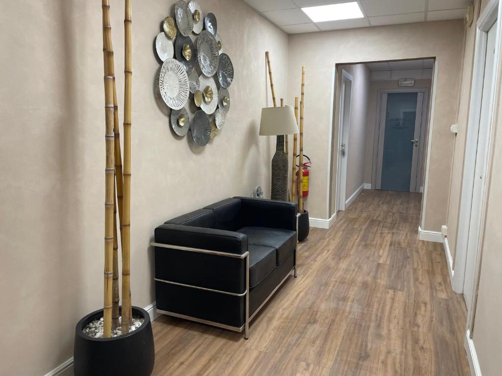 Posezení v ubytování Domus La Foce Hotel