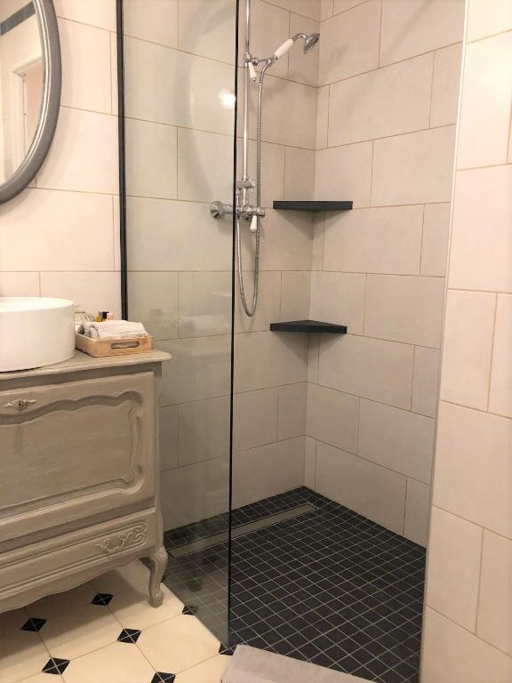 Koupelna v ubytování Maison Tassigny