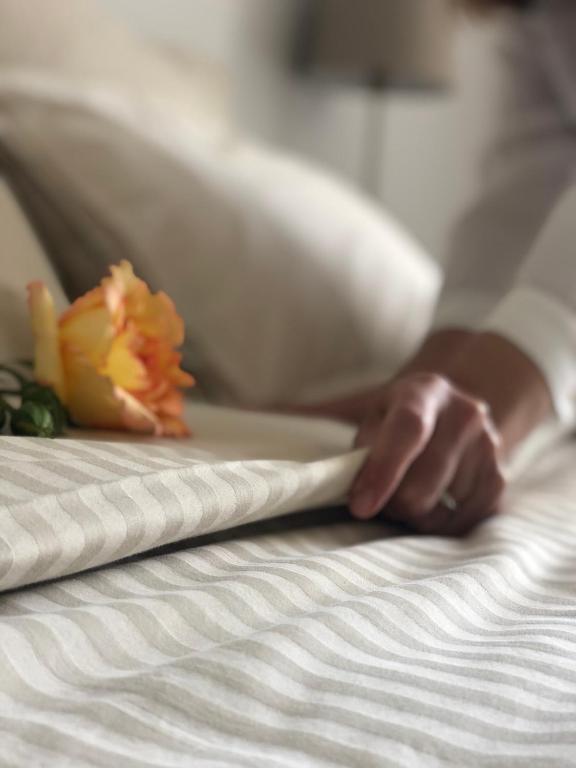 Postel nebo postele na pokoji v ubytování Maison Tassigny
