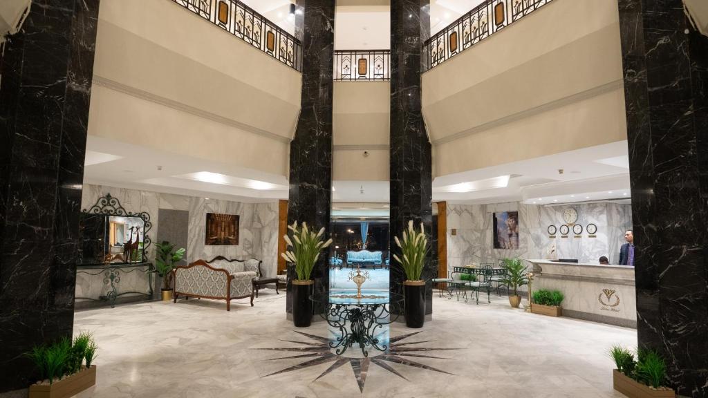 A seating area at Lotus Luxor Hotel
