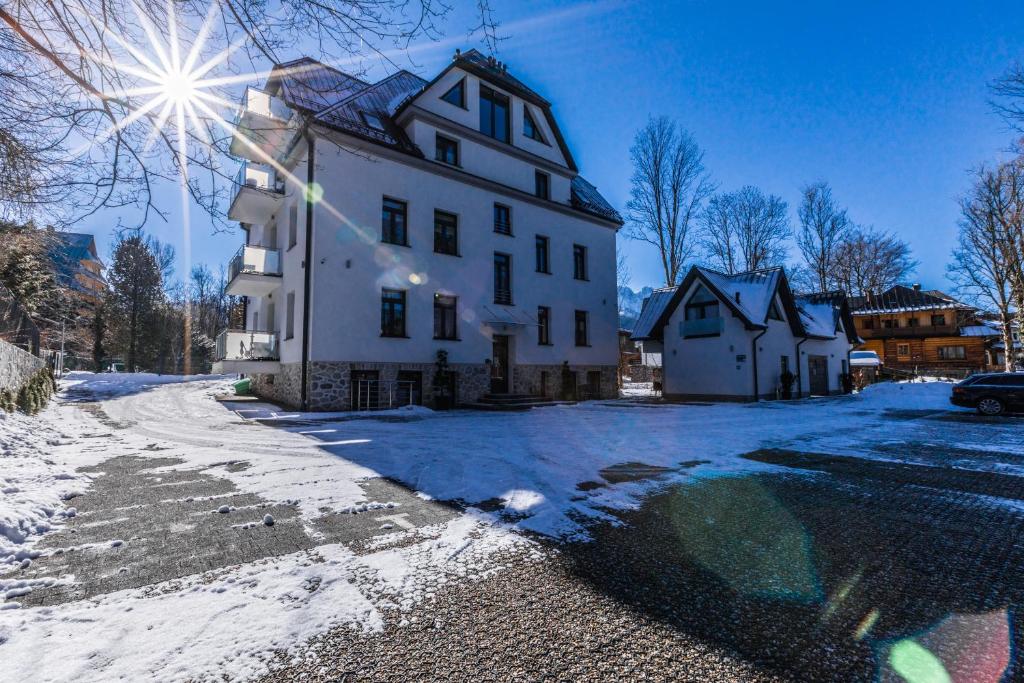 Budova, v ktorej sa apartmán nachádza