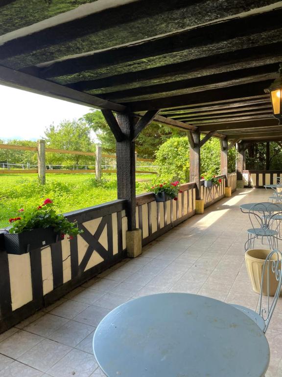 Restaurace v ubytování Domaine de Geffosse