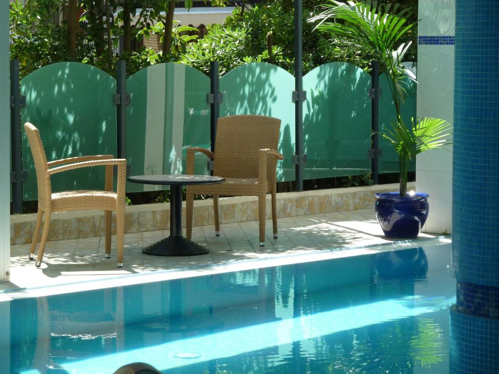Bazén v ubytování Hotel Gabbiano nebo v jeho okolí