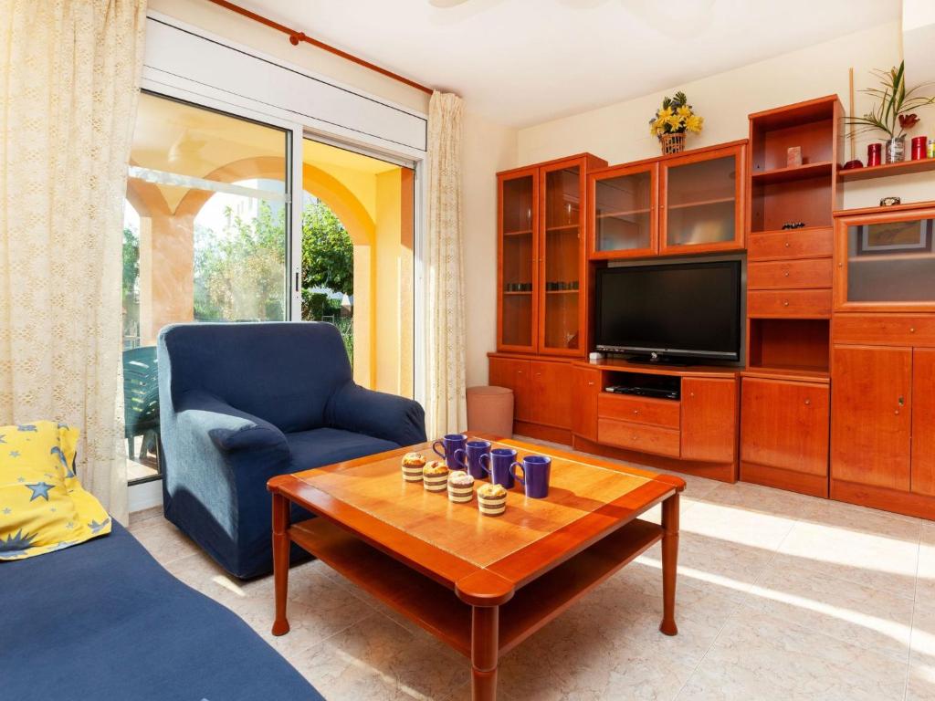 TV a/nebo společenská místnost v ubytování Villa Villa Formentera by Interhome