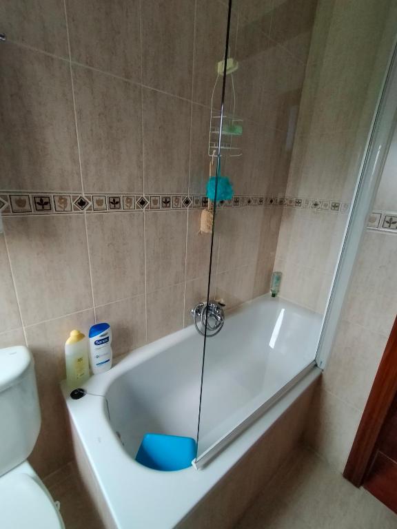 Koupelna v ubytování Chalet Kuki