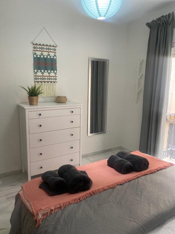 Posteľ alebo postele v izbe v ubytovaní Apartamento Mariblanca 6