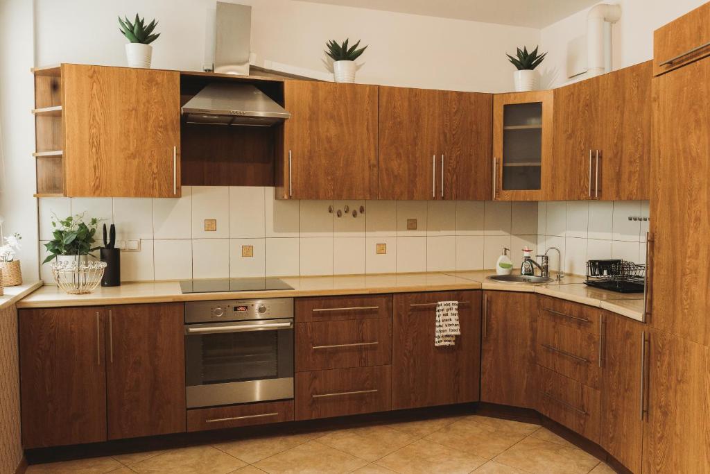 Kuchyňa alebo kuchynka v ubytovaní ClickTheFlat Gdański Center Prestige Apart Rooms