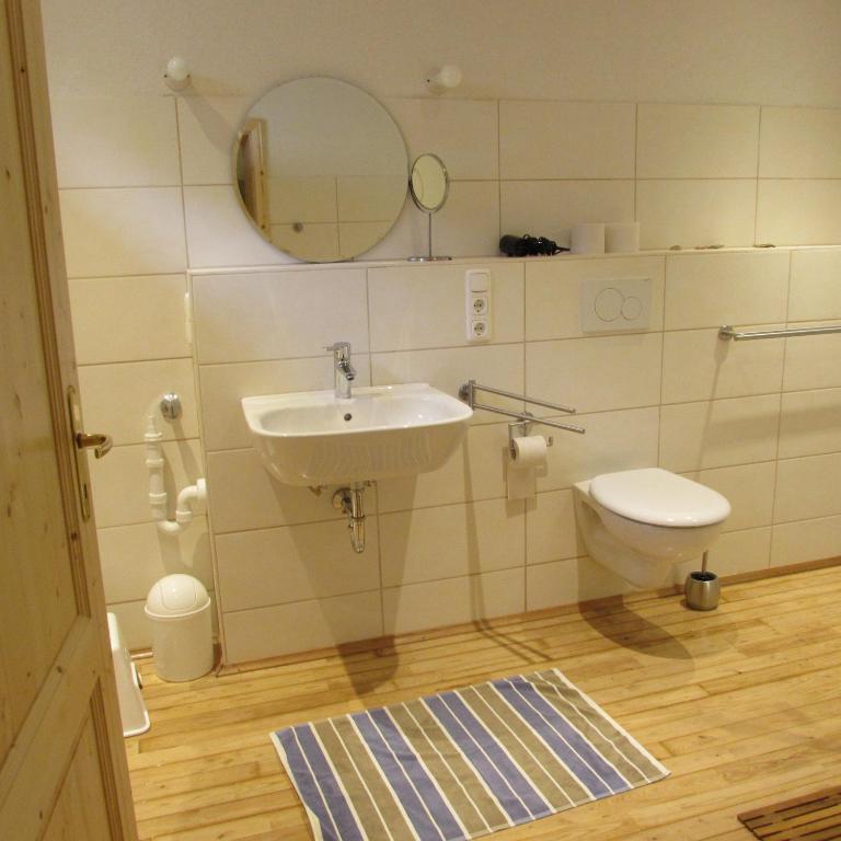 Koupelna v ubytování Ferienwohnung "Eifelstueffje"