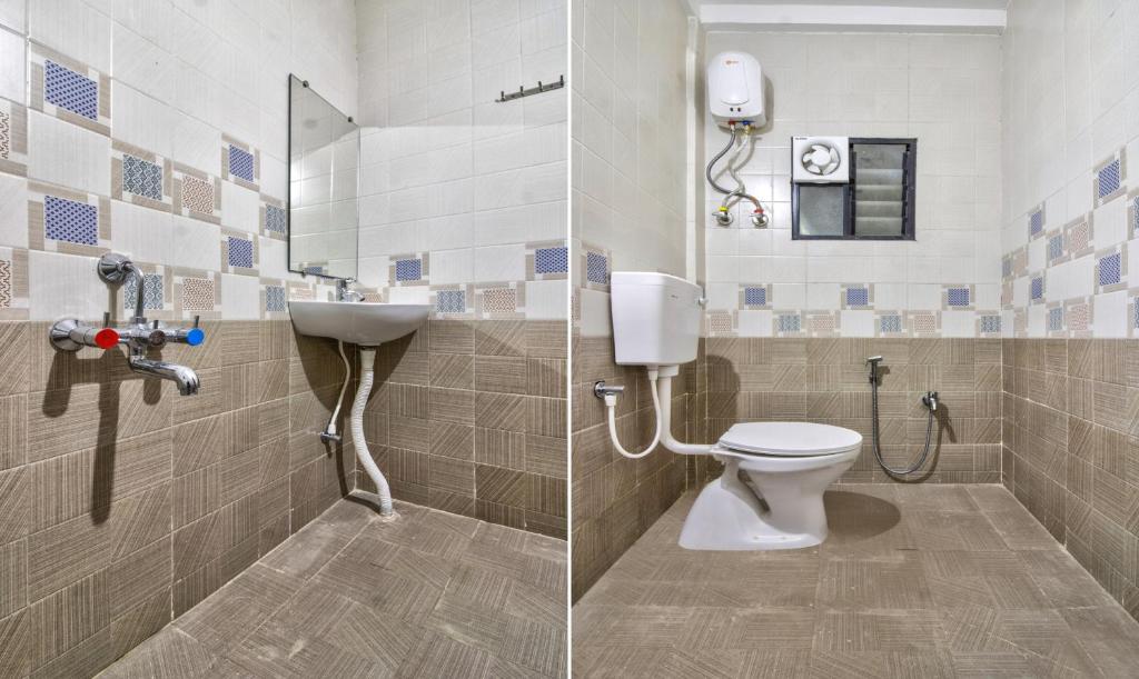 Koupelna v ubytování Itsy Hotels Shri Guru Service Apartment