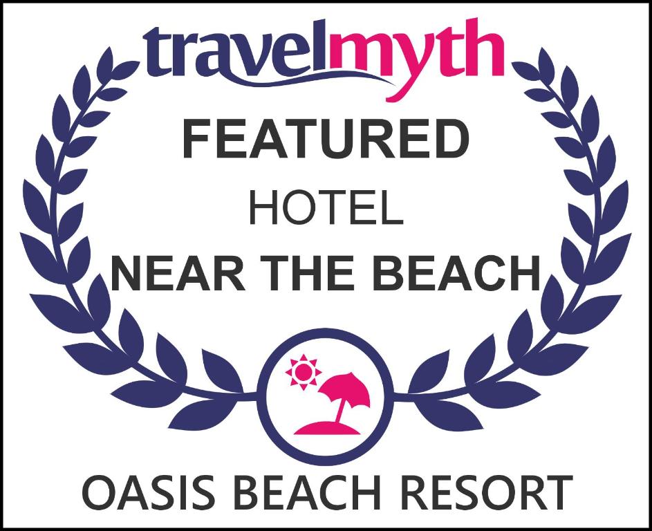 Certifikát, hodnocení, plakát nebo jiný dokument vystavený v ubytování Oasis Beach Resort
