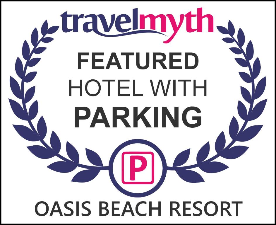 Certifikát, hodnocení, plakát nebo jiný dokument vystavený v ubytování Oasis Beach Resort