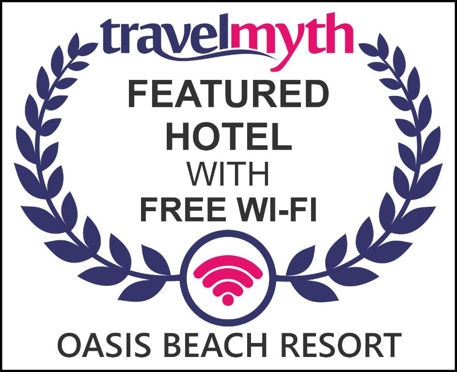 Certifikát, hodnocení, plakát nebo jiný dokument vystavený v ubytování Oasis Beach Resort