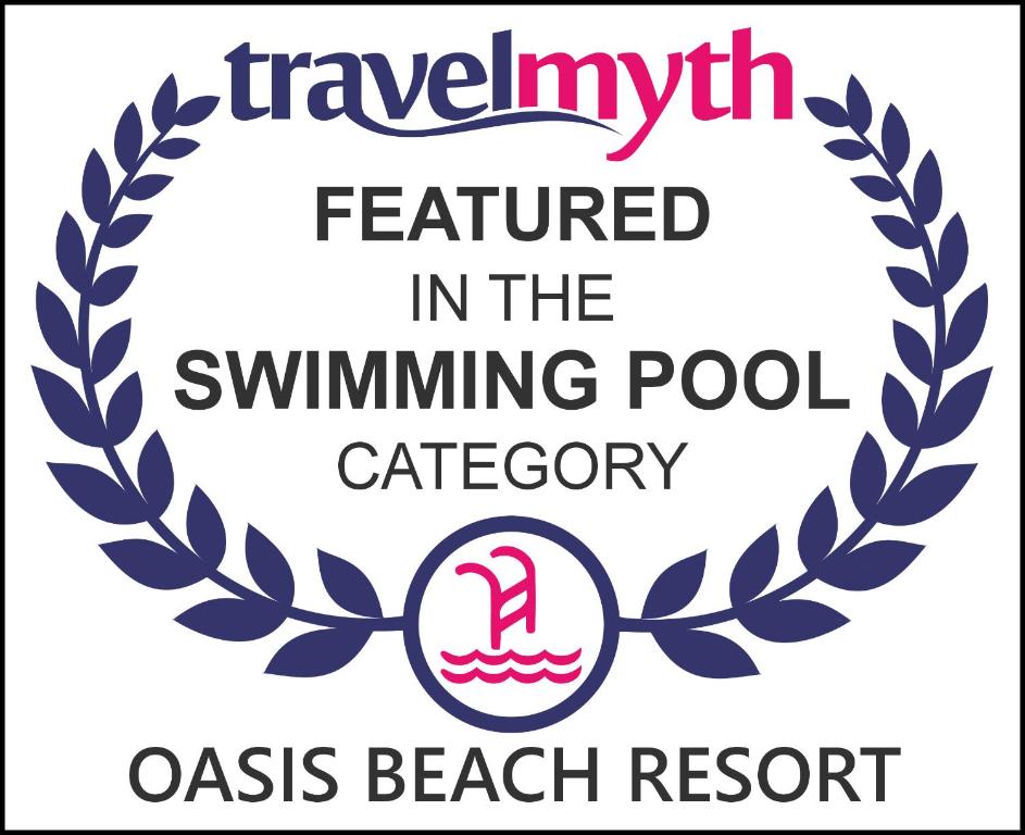 Certifikát, hodnocení, plakát nebo jiný dokument vystavený v ubytování Oasis Beach Resort