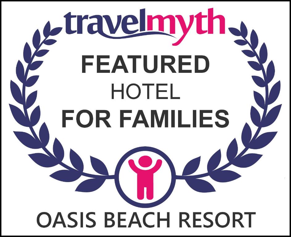 Certifikát, hodnocení, plakát nebo jiný dokument vystavený v ubytování Oasis Beach Resort