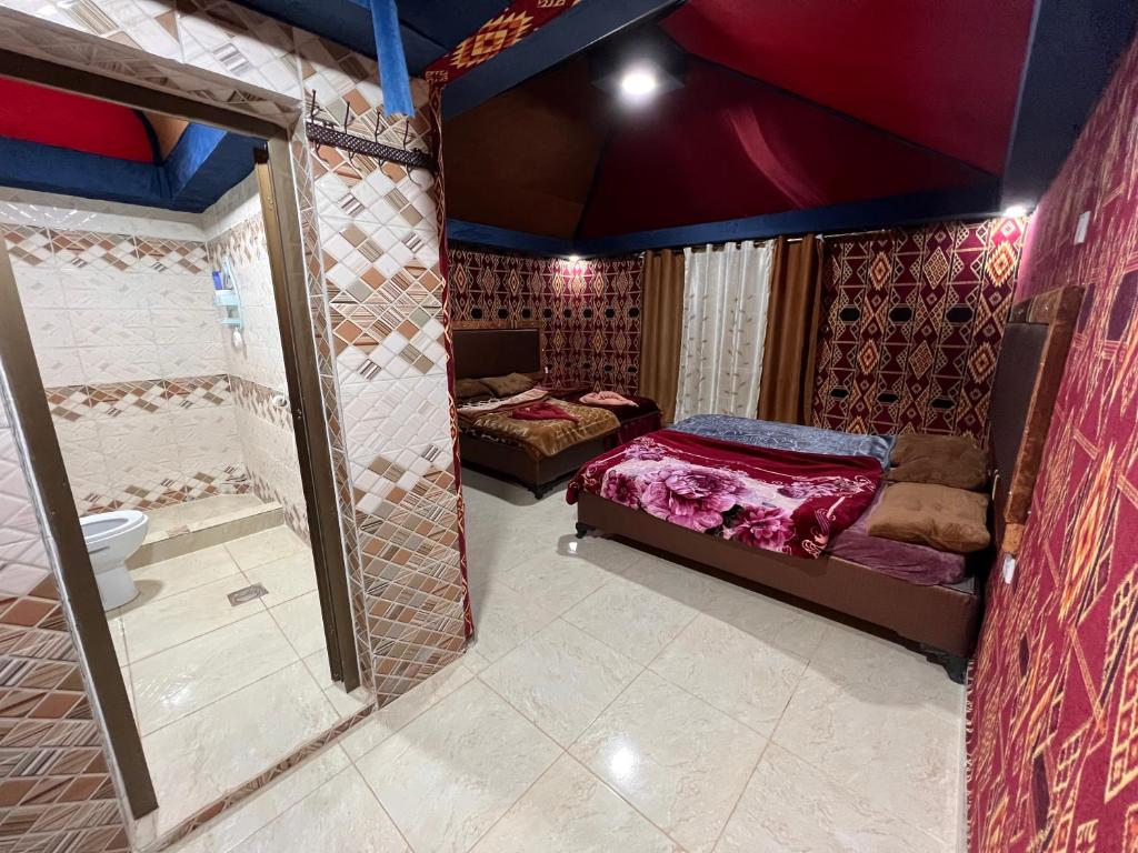 Koupelna v ubytování Shakria Bedouin Life Camp