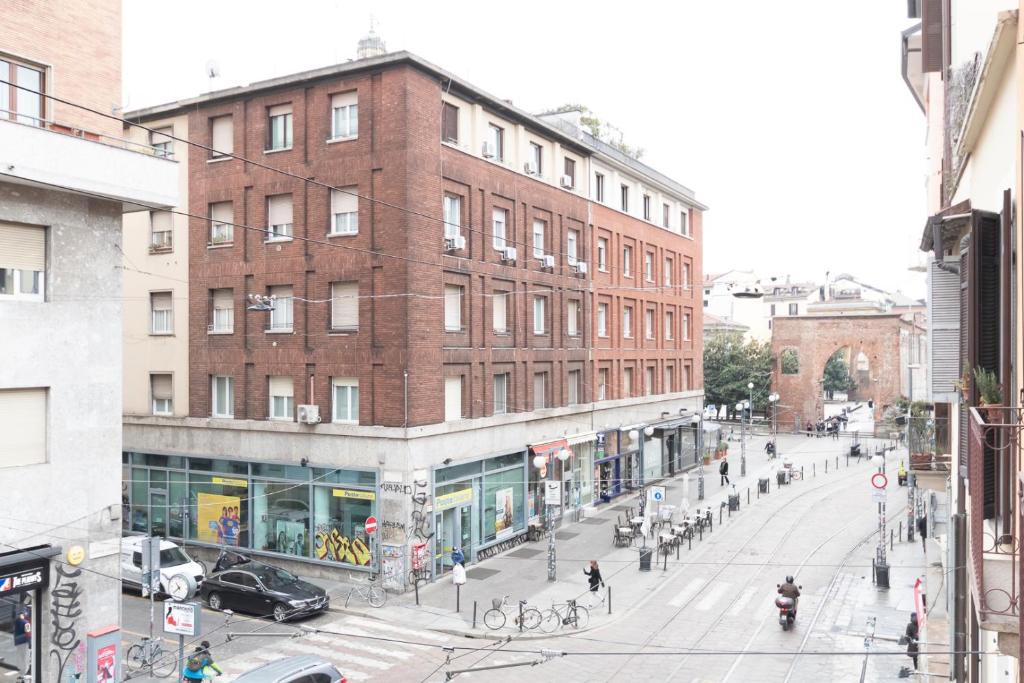 Widok na miasto Mediolan z tego apartamentu