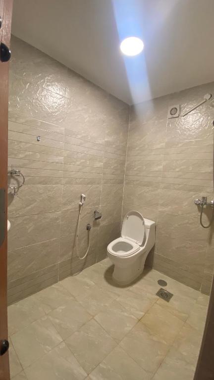 Koupelna v ubytování Alqalah Inn