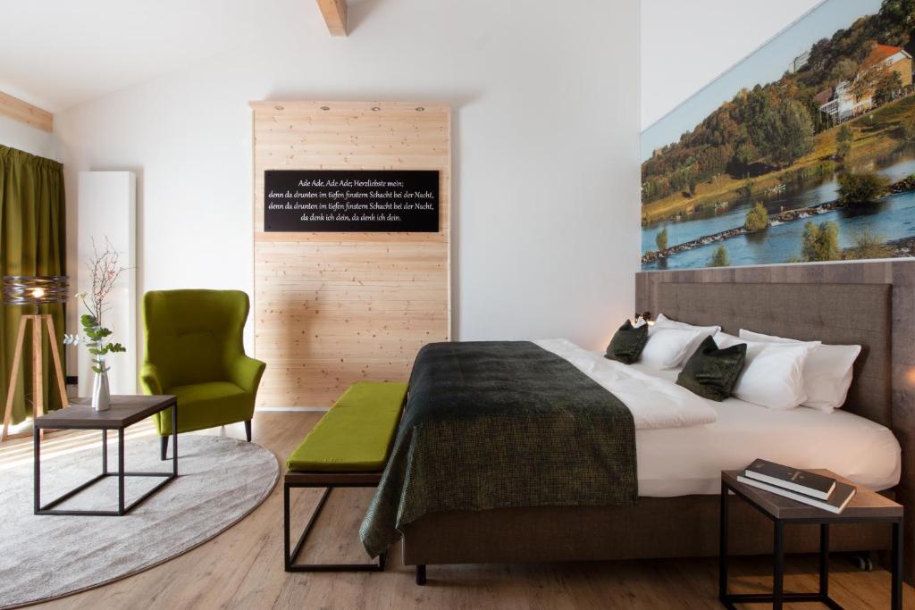 Landhaus Grum - Chambre Double De Luxe Avec Balcon Et Vue Sur Mer