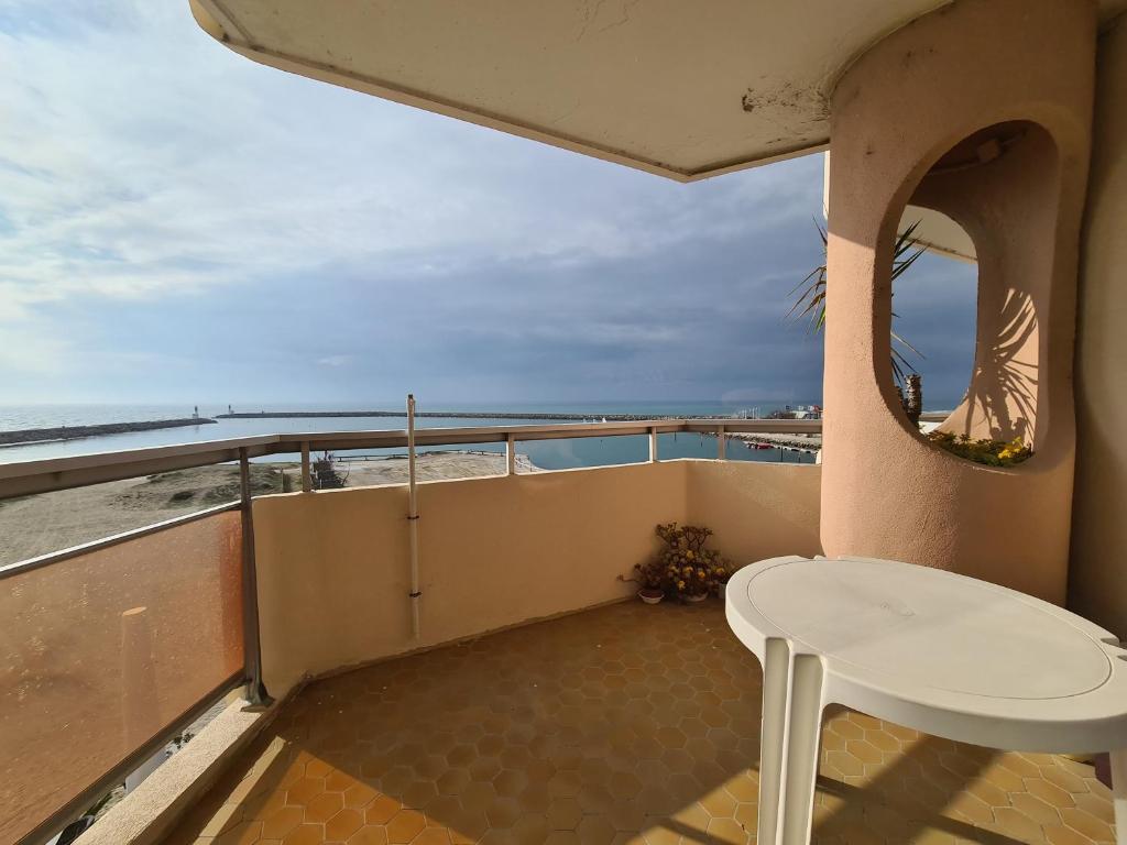Balkón nebo terasa v ubytování Appartement vue mer / Carnon Plage