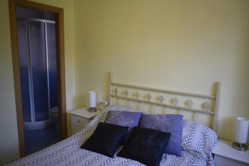 Postel nebo postele na pokoji v ubytování Anacasa Los Sauces Nova Denia PB2234
